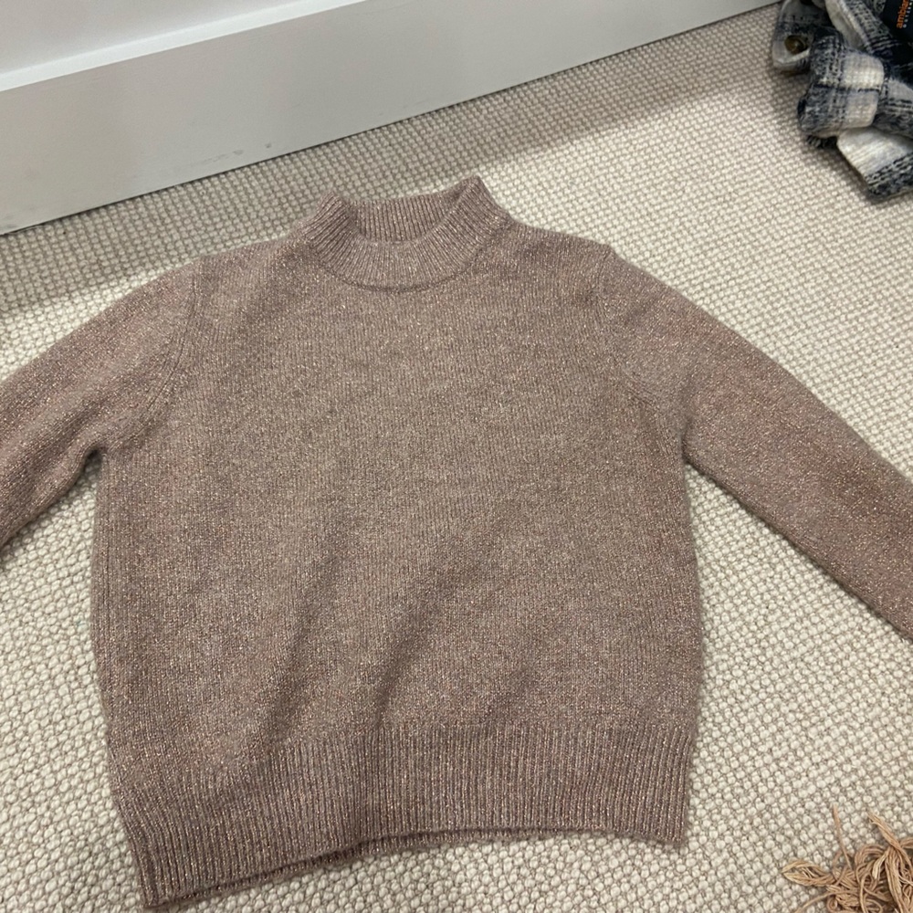 ASTR shiny pinkish sweater